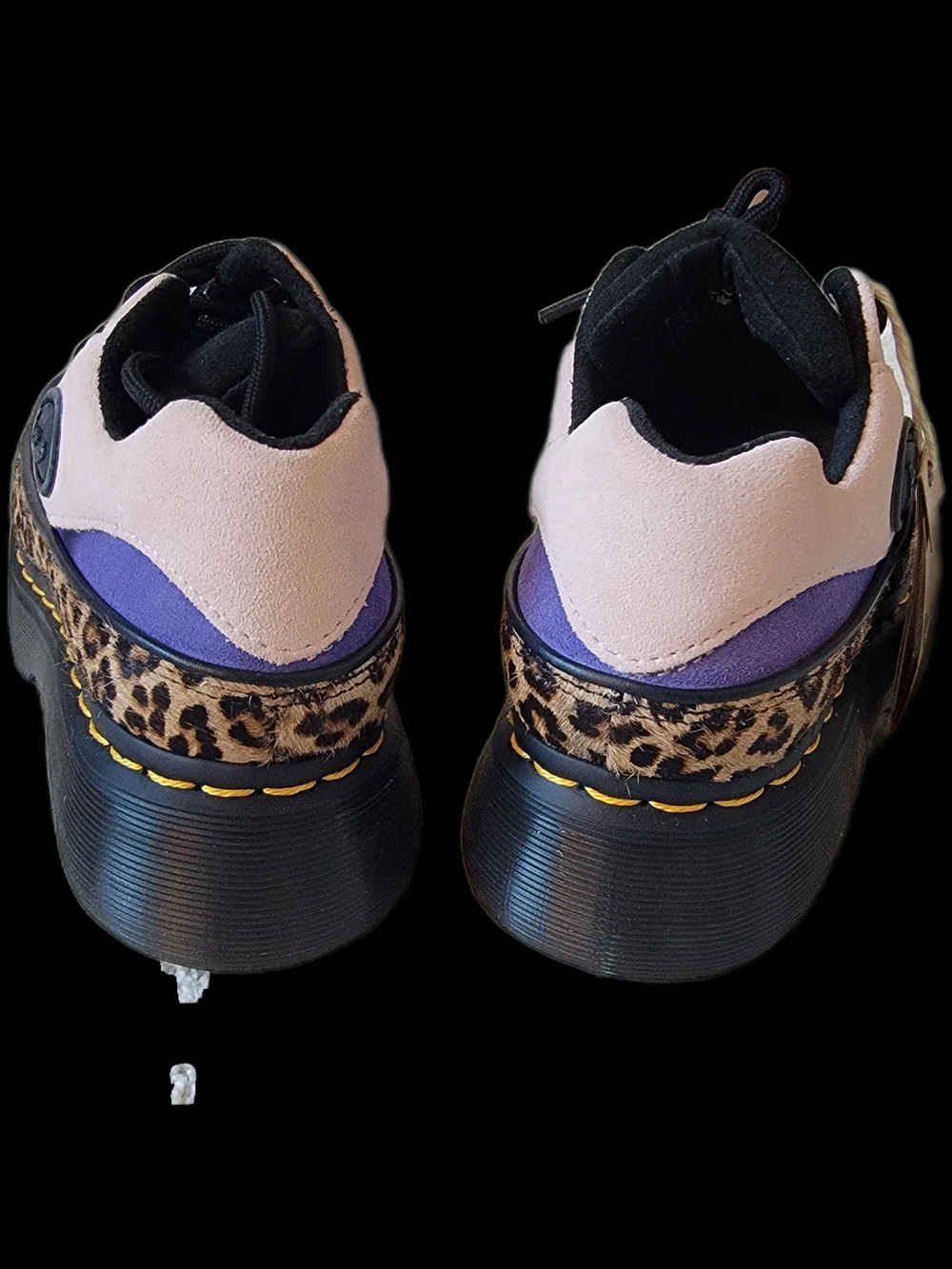 NEW RARE Dr. Martens Buzz Leopard‎ Platform Shoes 5 Mob Wife Maximalist Grunge